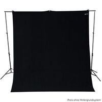 Westcott Hintergrundstoff  Schwarz 270 x 300 cm 