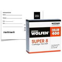 Wolfen Color 400 Super 8, 15 m ISO 250-400  mit Entwicklung + 2K Scan Download