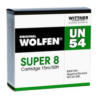 Wolfen UN54 B+W Neg.Film Super 8, 15 m ISO 64-200  ohne Entwicklung
