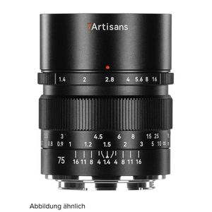 7Artisans 75mm f/1,4 Vollformat Objektiv  Canon RF