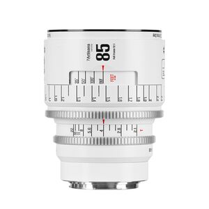 7Artisans Infinte 85mm T2.1  Canon EF weiß