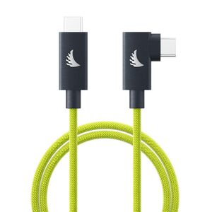 Angelbird USB-C 4.0 Solid Flex Cable  Right-Angle Lime 32 cm / 1 ft