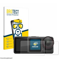 BROTECT AirGlass Schutz-Glas Panzer-Folie für DJI  Action 5 Pro (case-friendly)