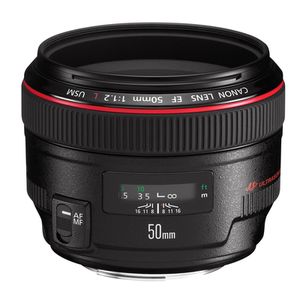 Canon EF 50mm f/1,2 L USM  Canon EF