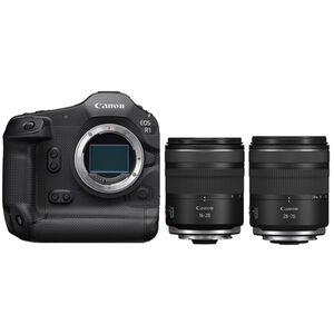 Canon EOS R1 Gehäuse + RF 16-28mm f/2,8 IS STM + RF 28-70mm f/2,8 IS STM 