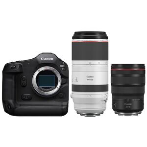 Canon EOS R1 + RF 24-70mm f/2,8 L IS USM + RF 100-500mm f/4.5-7.1L IS USM 