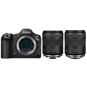 Canon EOS R5 Mark II Gehäuse + RF 16-28mm f/2,8 IS STM + RF 28-70mm f/2,8 IS STM 