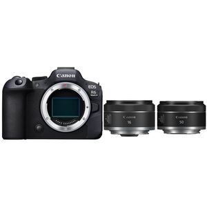 Canon EOS R6 Mark II + RF 50mm f/1,8 STM + RF 16mm f/2,8 STM 