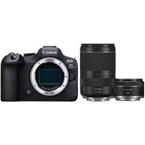 Canon EOS R6 Mark II + RF 24-240mm f/4,0-6,3 IS USM + RF 50mm f/1,8 STM 
