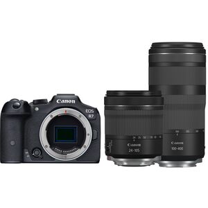 Canon EOS R7 Gehäuse + RF 24-105mm f/4,0-7,1 IS STM + RF 100-400mm f/5,6-8 IS USM 