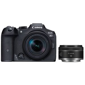 Canon EOS R7 + RF-S 18-150mm F3.5-6.3 IS STM + RF 50mm f/1,8 STM 