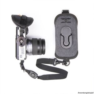 Cotton Carrier StrapShot Holster G3 - Rucksackgurt-Holster für 1 DSLR- oder DSLM-Kamera  grau