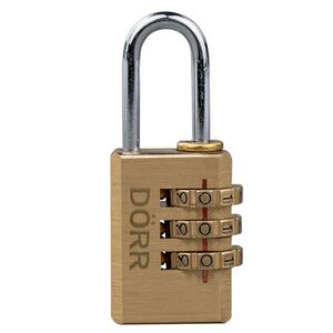 Dörr Zahlenschloss 3-stellig  Medium 28x72x12mm