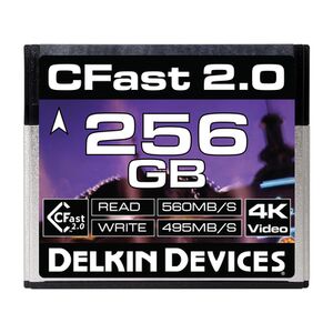 Delkin CFast 2.0 Memory Card  256 GB