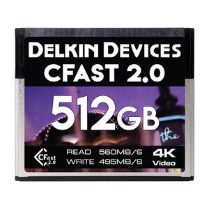 Delkin CFast 2.0 Memory Card  512 GB