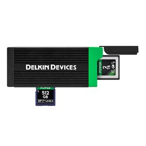 Delkin CFexpress Type B and SD UHS-II dual Kartenleser 