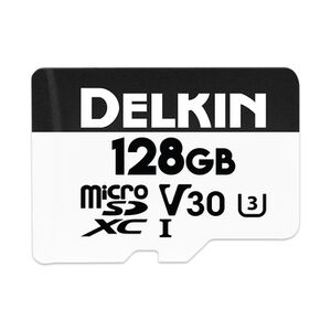 Delkin HYPERSPEED UHS-I (V30) microSD Memory Card  128 GB