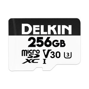 Delkin HYPERSPEED UHS-I (V30) microSD Memory Card  256 GB