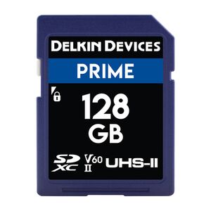 Delkin PRIME UHS-II (V60) SD Memory Card  128 GB