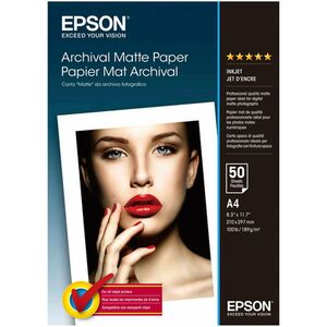 Epson Papier Matte Archival Paper  A4 50 Blatt