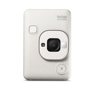 Fujifilm Instax Mini LiPlay Sofortbildkamera inkl. Micro-USB-Kabel  misty white 