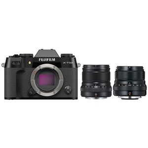 Fujifilm X-T50 + XF 50mm f/2,0 R WR + XF 23mm 2,0 R WR  schwarz
