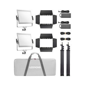 Godox Litemons Bi color LED Light Panel 2 light kit  LP600Bi 