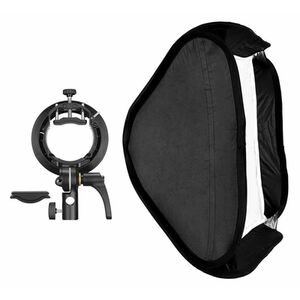 Godox S2 type Bracket Bowens + Softbox  60x60cm