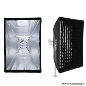 Godox Schirm Softbox Bowens 80x120 mit Grid 