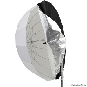 Godox UB-130W Parabolschirm Schwarz / Weiß & 130cm Transparent Diffusor 