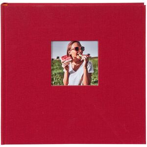 goldbuch Fotoalbum Bella Vista 25x25 60 weiße Seiten  rot