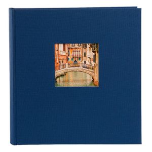 goldbuch Fotoalbum Bella Vista 30x31 100 weiße Seiten  blau