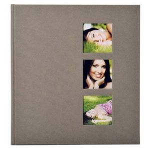 goldbuch Fotoalbum Style 30x31 60 weiße Seiten  taupe