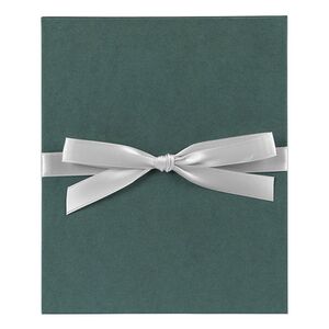 goldbuch Leporello Bella Vista Trend 15,5x19 für 10 Fotos Hanf-Papeterie  Midnight Green