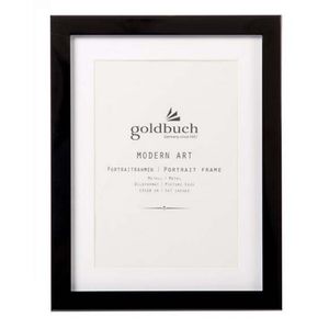 goldbuch Modern Art Black 18x24 Metall Portraitrahmen 