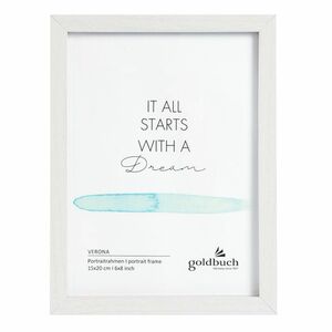goldbuch Rahmen Verona  15x20 cm weiß