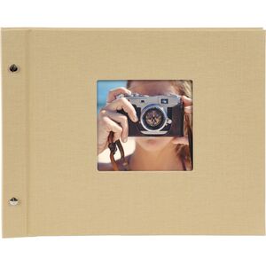 goldbuch Schraubalbum Bella Vista 30x25 40 weiße Seiten  beige