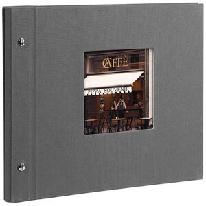 goldbuch Schraubalbum Bella Vista 30x25 40 weiße Seiten  grau