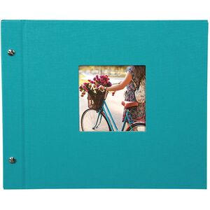 goldbuch Schraubalbum Bella Vista 30x25 40 schwarze Seiten  türkis 1 Stück