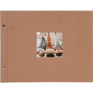 goldbuch Schraubalbum Bella Vista 39x31 40 weiße Seiten  haselnuss