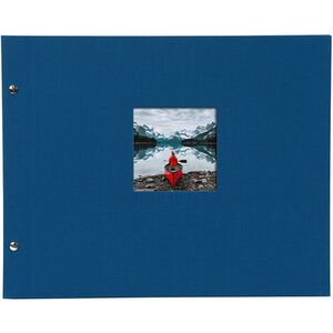 goldbuch Schraubalbum Bella Vista 39x31 40 schwarze Seiten  blau
