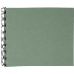 goldbuch Spiralalbum Bella Vista ohne Fenster 35x30 40 weiße Seiten  Artischocke