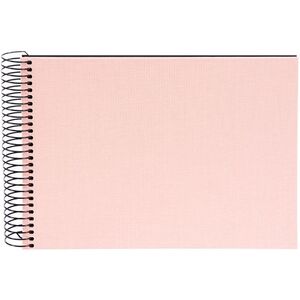 goldbuch Spiralalbum Bella Vista ohne Fenster 24x17 40 schwarze Seiten  rose