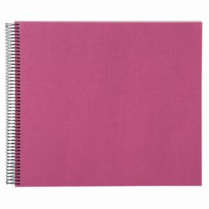 goldbuch Spiralalbum Bella Vista ohne Fenster 35x30 40 weiße Seiten  fuchsia