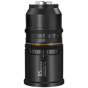 Great Joy 85mm T2.9 1.8x Anamorphic Lens  E Mount Blue Lens Flare