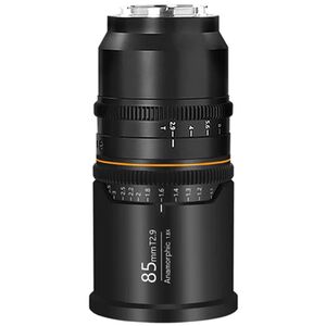 Great Joy 85mm T2.9 1.8x Anamorphic Lens  RF Mount Amber Lens Flare