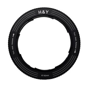 H&Y REVORING Filteradapter für 82mm Filter  67-82mm