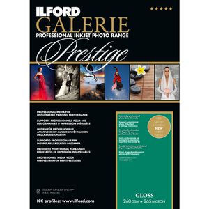 Ilford Druckerpapier GALERIE Prestige Gloss  10x15 (10,2 x 15,2 cm) 100 Blatt