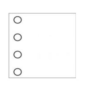 Ilford Ergänzungsblätter 29x31  weiß 10 Blatt