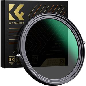 K&F Concept CPL + Variabel ND Filter - Nano X  ND2-ND32 82mm
